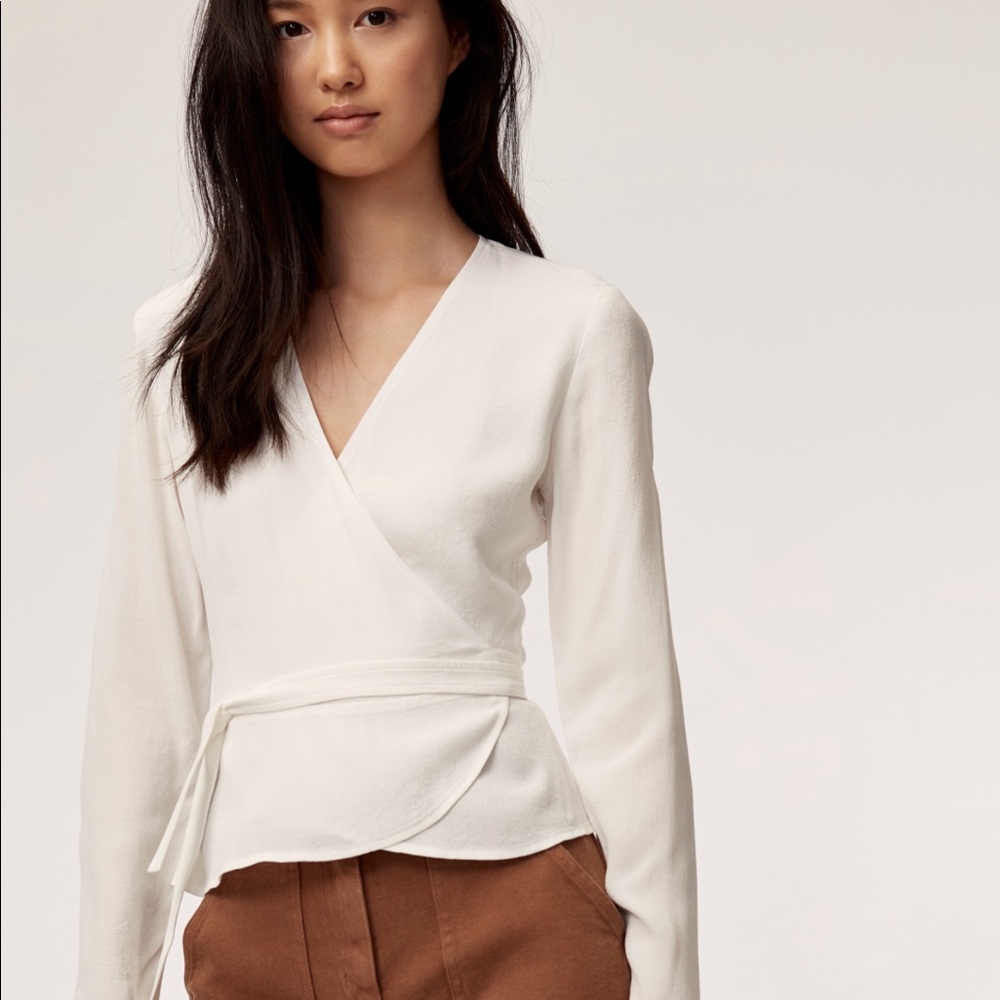 Wilfred Aritzia Shannon blouse